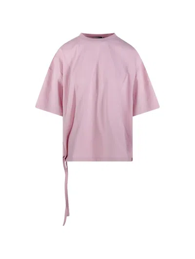 Nude Drawstring T-shirt In Green