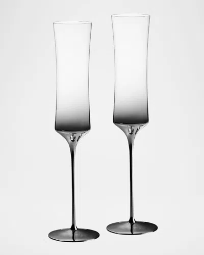 Nude Dream Parade Champagne Glasses, Set Of 2 In Animal Print