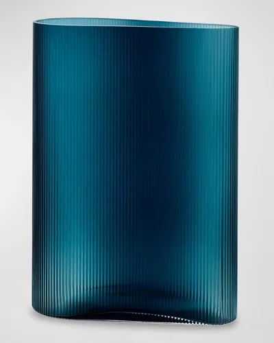 Nude Dusty Rose Mist Vase In Blue