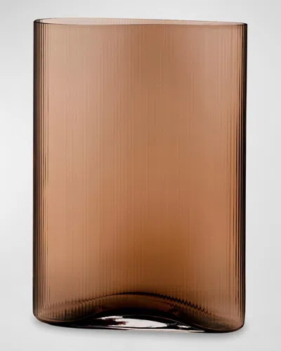 Nude Dusty Rose Mist Vase In Brown