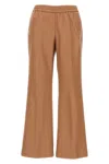 Nude Beige Eco Leather Pants