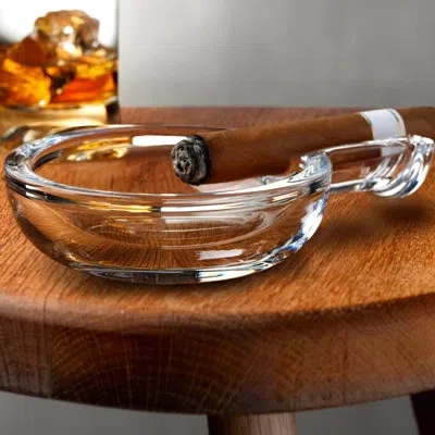 Nude Egoist Lead Free Crystal Cigar Ashtray In Clear