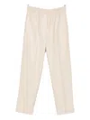 Nude Elasticated Trousers In Gold