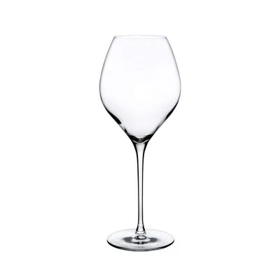 Nude Fantasy Set Of 2 Lead Free Crystal White Wine Glasses Tall 26 Oz. In Clear