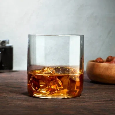 Nude Finesse 4 - Piece Crystal Whiskey Glass Set In Clear