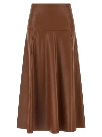 Nude Full Skirt In Brown