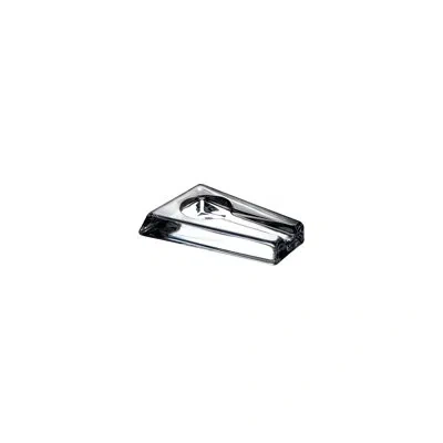 Nude Fumo Lead Free Crystal Ashtray Rectangular In Clear