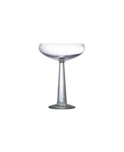 Nude Glass Set Of 2 Big Top Coupe Glasses In Clear