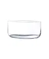 Nude Glass Blade Flat Clear Vase In Clear