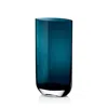 Nude Glass Blade Vase Tall In Petroleum Green