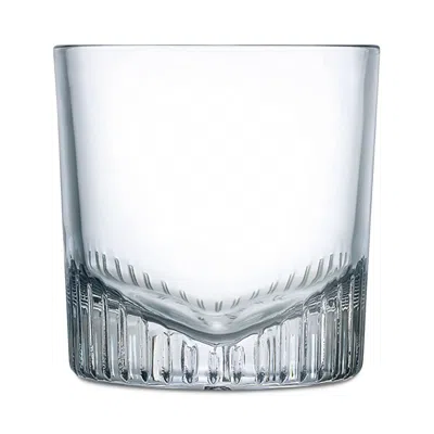 Nude Glass Caldera Whisky Double Old Fashioned Glass, Set Of 4 In Transparent