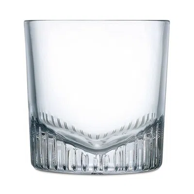 Nude Glass Caldera Whisky Double Old Fashioned Glass, Set Of 4 In Clear