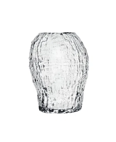 Nude Glass Clear Small Molten Vase