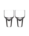 Nude Glass Gravity Small Cocktail Glasses, Set Of 2 In Clear