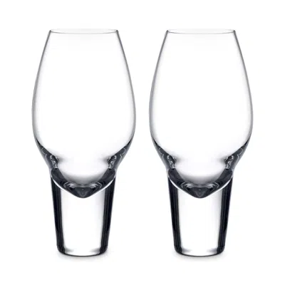 Nude Glass Gravity Tall Cocktail Glass, Set Of 2 In Clear