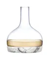 Nude Glass Jazz Wine Decanter With Marble Base, 77 Oz. In Clear