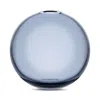 Nude Glass Large Mars Vase In Steel Blue