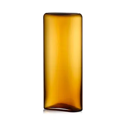 Nude Glass Layers Vase, Tall In Yellow