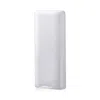 Nude Glass Layers Vase, Tall In White