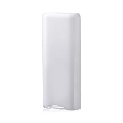 Nude Glass Layers Vase, Tall In White