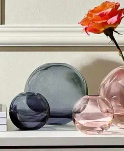 Nude Glass Mars Vase Collection In Apricot