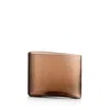 Nude Glass Mist Vase Wide Caramel In Brown