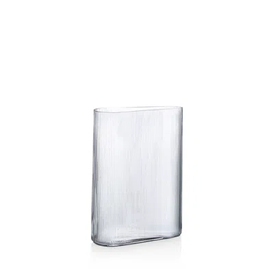 Nude Glass Mist Tall Vase Clear