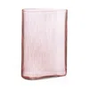 Nude Glass Mist Short Vase, Dusty Rose In Pink