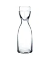 Nude Glass Mr. And Mrs. Night Carafe In Clear