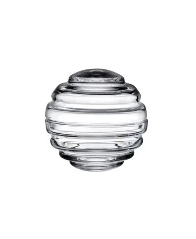 Nude Glass Nest Candy Box Large In Clear