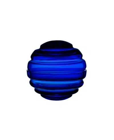 Nude Glass Nest Candy Box, Large In Cobalt Blue