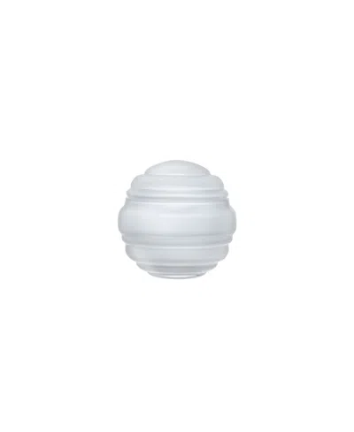 Nude Glass Small Nest Candy Box In Opal White