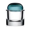 Nude Glass Nude Ecrin Lidded Vessel - Small Lid In Blue