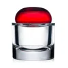 Nude Glass Nude Ecrin Lidded Vessel - Small Lid In Red