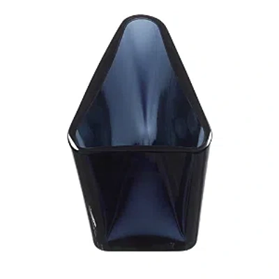 Nude Glass Omnia Letters Vase I Steel Blue