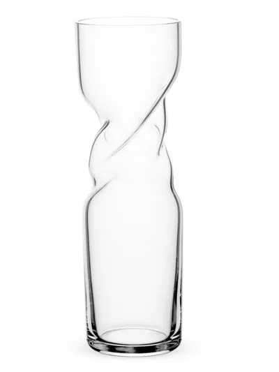 Nude Glass Omnia Twist Vase In Transparent
