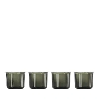 Nude Glass Omnia Water Glass, Set Of 4 In Green