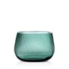 Nude Glass Opti Medium Vase In Green