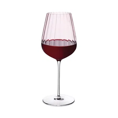 Nude Glass Round Up Red Wine Glasses, Set Of 2 In Pink