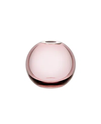 Nude Glass Small Mars Vase In Apricot