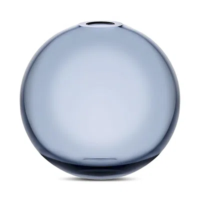 Nude Glass Small Mars Vase, Steel Blue