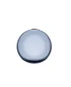 Nude Glass Small Mars Vase In Steel Blue