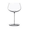 Nude Glass Stem Zero Full Bodied White Wine Glass In Clear