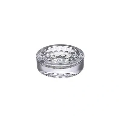 Nude Golf Ace Lead Free Crystal Ashtray Round In Clear