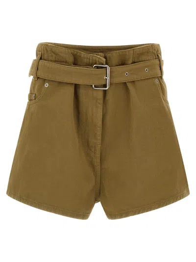 Nude Green Scarlett Bermuda Shorts In Gray