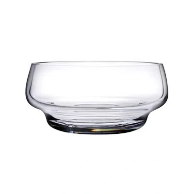 Nude Heads Up Lead Free Crystal Salad Bowl In Clear