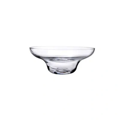 Nude Heads Up Lead Free Crystal Wide Bowl In Clear
