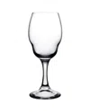Nude Heads Up White Wine Glasses, Set Of 2 In Clear