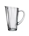 Nude Hemingway Beveled Jug In Clear