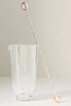 Nude Hepburn Mixing Glass With Metal Stirrer In Multi